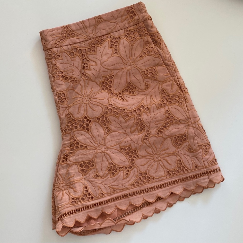 Ann Taylor Shorts in Floral Eyelet Print